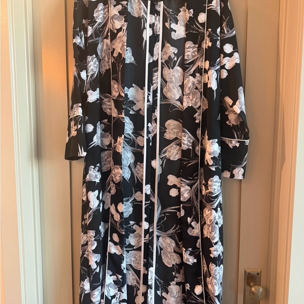 Topshop Floral Kimono Duster
